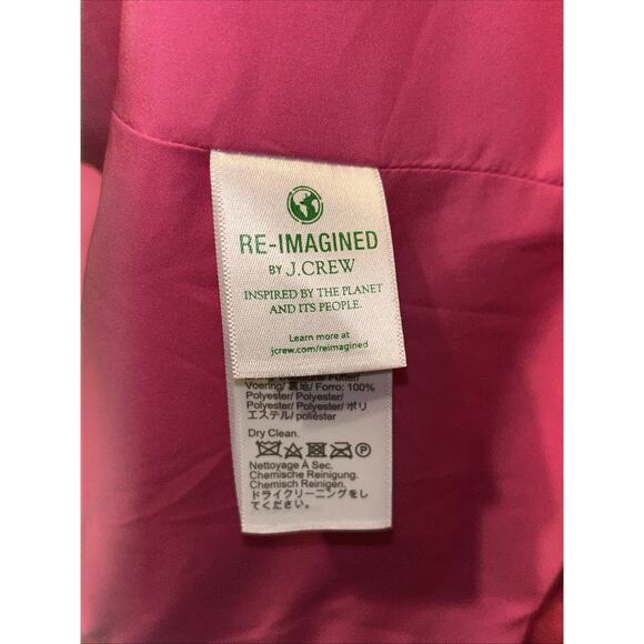 J. CREW RE-IMAGINED COLLECTION Blazer Linen Blend 1 Button Women’s 8 Pink - Picture 9 of 16